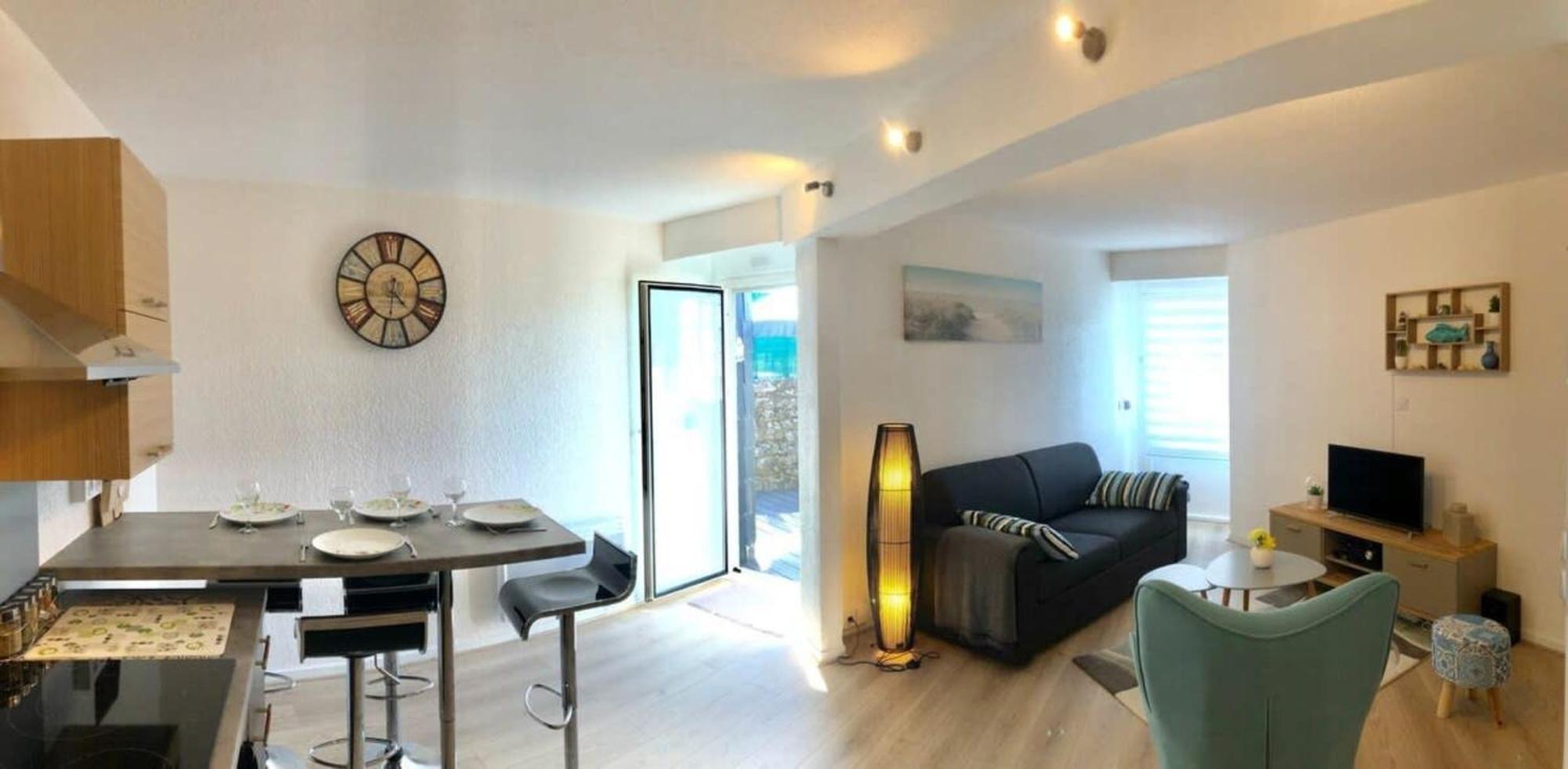 Jolie Maisonnette Cosy Bord De Mer Terrasse ギデル エクステリア 写真